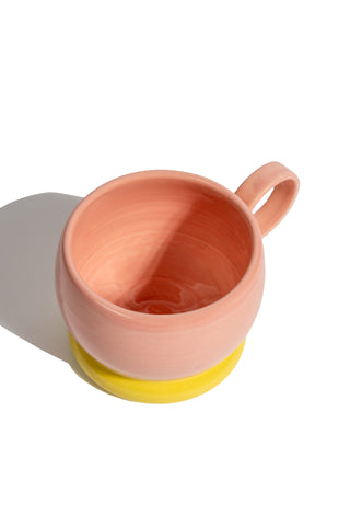 karavan clothing fashion spring summer 25 planet karavan donut coffee mug pink
