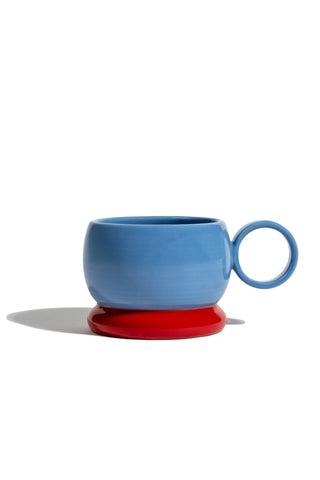 karavan clothing fashion spring summer 25 planet karavan donut coffee mug light blue