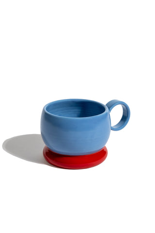 karavan clothing fashion spring summer 25 planet karavan donut coffee mug light blue