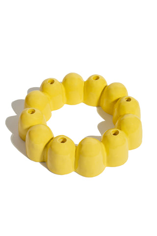 karavan clothing fashion spring summer 25 planet karavan candle holder yellow