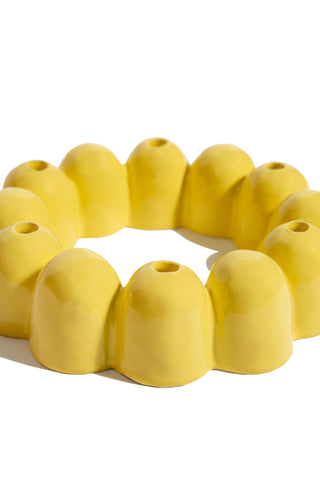 karavan clothing fashion spring summer 25 planet karavan candle holder yellow
