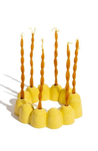 karavan clothing fashion spring summer 25 planet karavan candle holder yellow