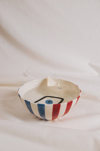karavan clothing fashion spring summer 25 planet karavan salad bowl eye stripes