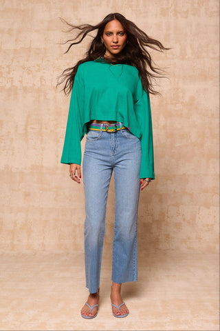 karavan clothing fashion spring summer 26 nai collection elif jeans light blue