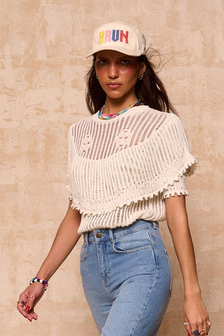 Cathy Dad Hat (Ivory)