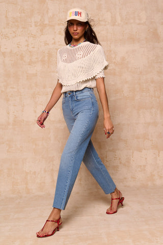 karavan clothing fashion spring summer 26 krvn nai collection mirriam knitted top ivory