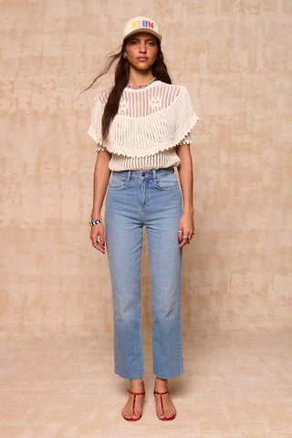 karavan clothing fashion spring summer 26 krvn nai collection mirriam knitted top ivory