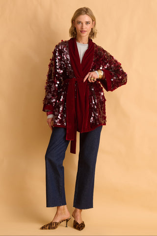 karavan clothing fashion fall winter 25 krvn homecoming collection marietta kimono bordeaux