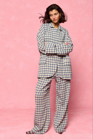 karavan clothing fashion spring summer 26 nai collection geena blazer indigo