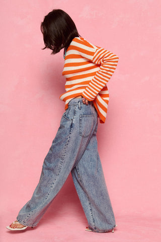 karavan clothing fashion spring summer 26 nai collection esme jeans stonewashed blue