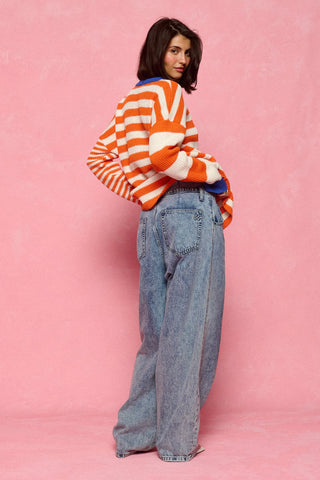 karavan clothing fashion spring summer 26 nai collection esme jeans stonewashed blue