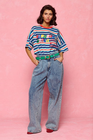 karavan clothing fashion spring summer 26 nai collection paula tee multicolor stripes