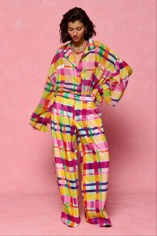 karavan clothing fashion spring summer 26 nai collection stella shirt multicolor checked