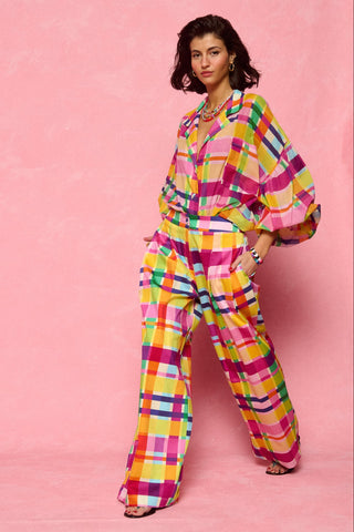 karavan clothing fashion spring summer 26 nai collection stella shirt multicolor checked