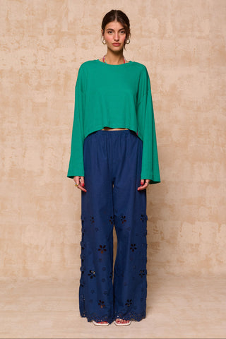 karavan clothing fashion krvn spring summer 26 nai collection avery crop top green