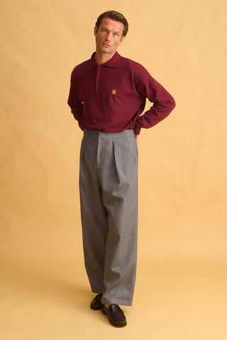 karavan clothing fashion fall winter 25 homecoming men collection roberto trousers grey