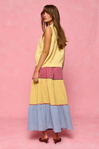 karavan clothing fashion spring summer 26 nai collection sybil knitted top lemon