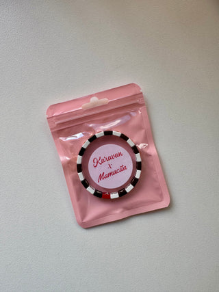 Gold Heart Bracelet (B&W)