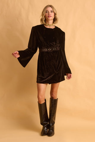 karavan clothing fashion fall winter 25 krvn homecoming collection gigi mini dress brown