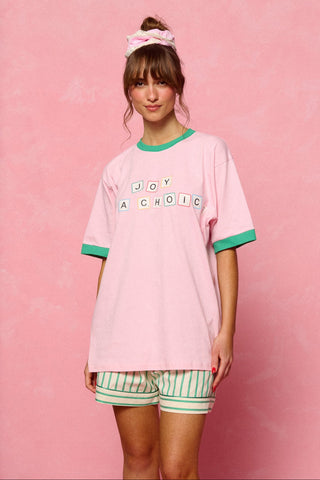 karavan clothing fashion planet homeware spring summer 26 nai collection joy tee pink