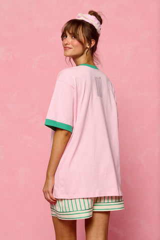 karavan clothing fashion planet homeware spring summer 26 nai collection joy tee pink