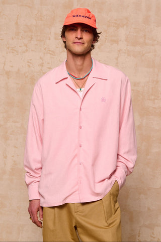 karavan clothing fashion spring summer 26 men nai collection ian shirt pink