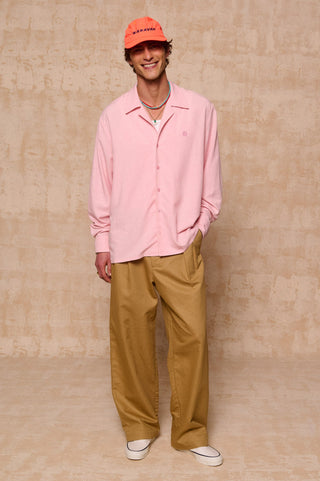 karavan clothing fashion spring summer 26 men nai collection ian shirt pink