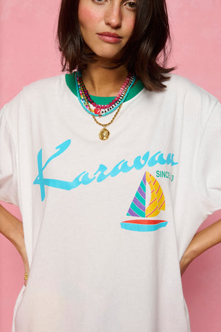 karavan clothing fashion spring summer 26 nai collection dino tee boat