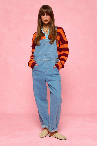 karavan clothing fashion spring summer 26 nai collection himari dungarees light blue denim