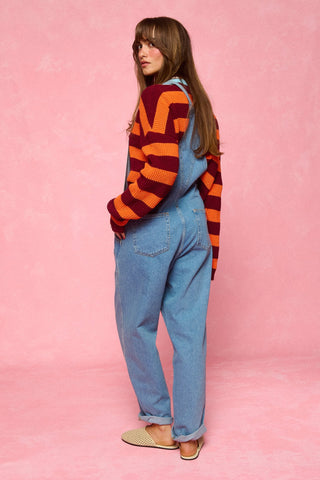 karavan clothing fashion spring summer 26 nai collection himari dungarees light blue denim