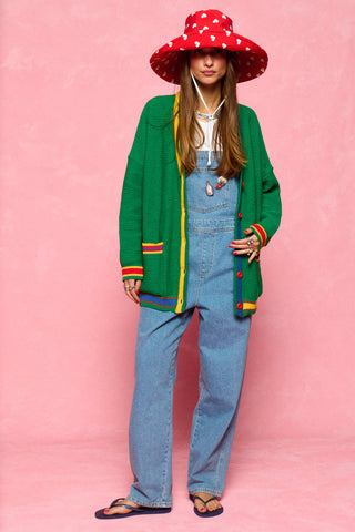 karavan clothing fashion spring summer 26 nai collection marianne knitted gardigan green