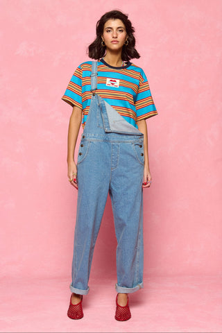 karavan clothing fashion spring summer 26 nai collection himari dungarees light blue denim