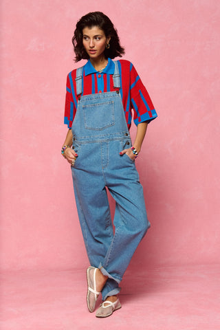 karavan clothing fashion spring summer 26 nai collection himari dungarees light blue denim