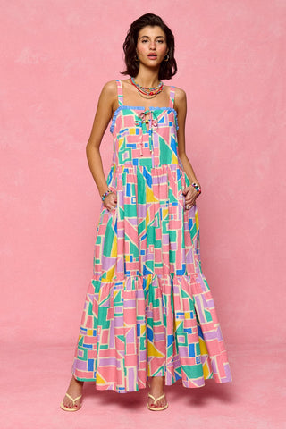 karavan clothing fashion spring summer 26 nai collection isabel dress mint lilac ivory shapes