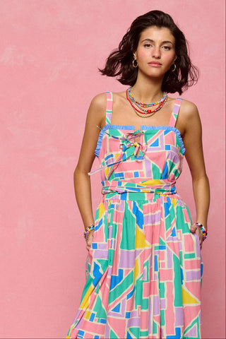 karavan clothing fashion spring summer 26 nai collection isabel dress mint lilac ivory shapes