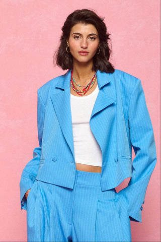 karavan clothing fashion spring summer 26 nai collection aithra blazer ciel