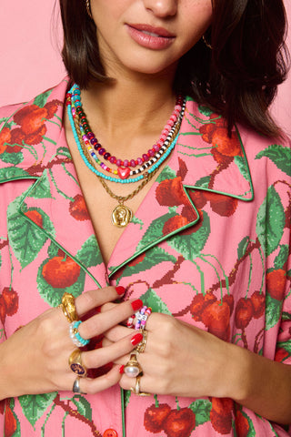 karavan clothing fashion spring summer 26 nai collection janna shirt cherries pink