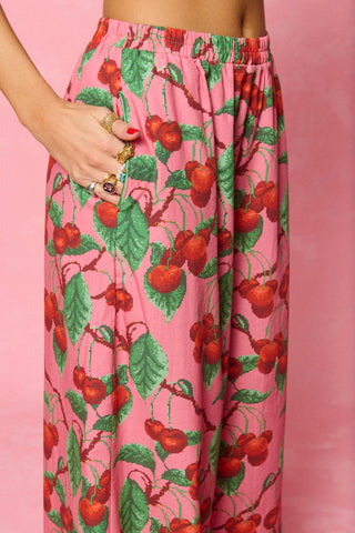 karavan clothing fashion spring summer 26 nai collection hilda trousers cherries pink