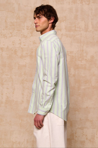 karavan clothing fashion spring summer 26 men nai collection bruce shirt mint stripes