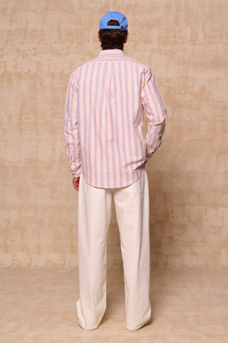 karavan clothing fashion spring summer 26 men nai collection bruce shirt pink stripes