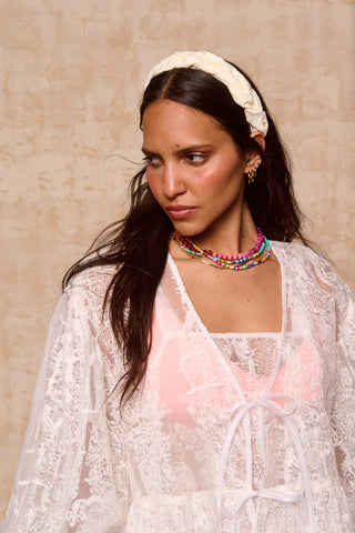 Perla Headband (White)