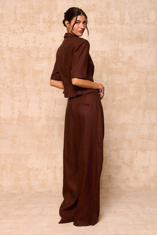 karavan clothing fashion krvn spring summer 26 nai collection brianda blazer brown