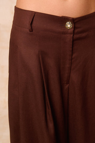 karavan clothing fashion krvn spring summer 26 nai collection kathia trousers brown