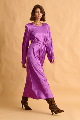 karavan clothing fashion fall winter 25 krvn homecoming collection katia dress magenta