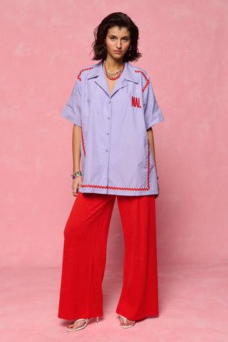 karavan clothing fashion spring summer 26 nai collection ilaira shirt pink