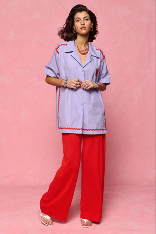 karavan clothing fashion spring summer 26 nai collection ilaira shirt pink