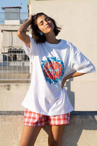 karavan clothing fashion spring summer 25 weekendwear anneta tee floral blue