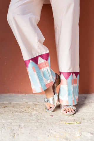 karavan clothing fashion spring summer 25 weekendwear aster trousers salmon