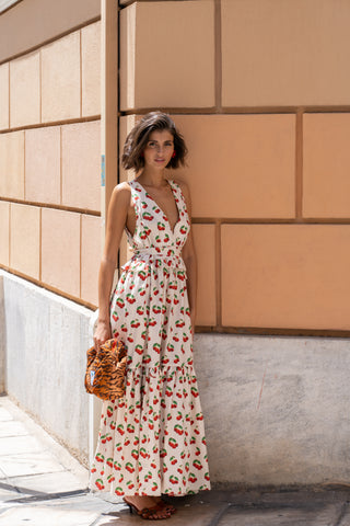 karavan clothing fashion spring summer 25 weekendwear victoria dress cherries