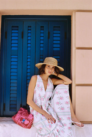 karavan clothing fashion spring summer 25 weekendwear victoria dress floral stitch